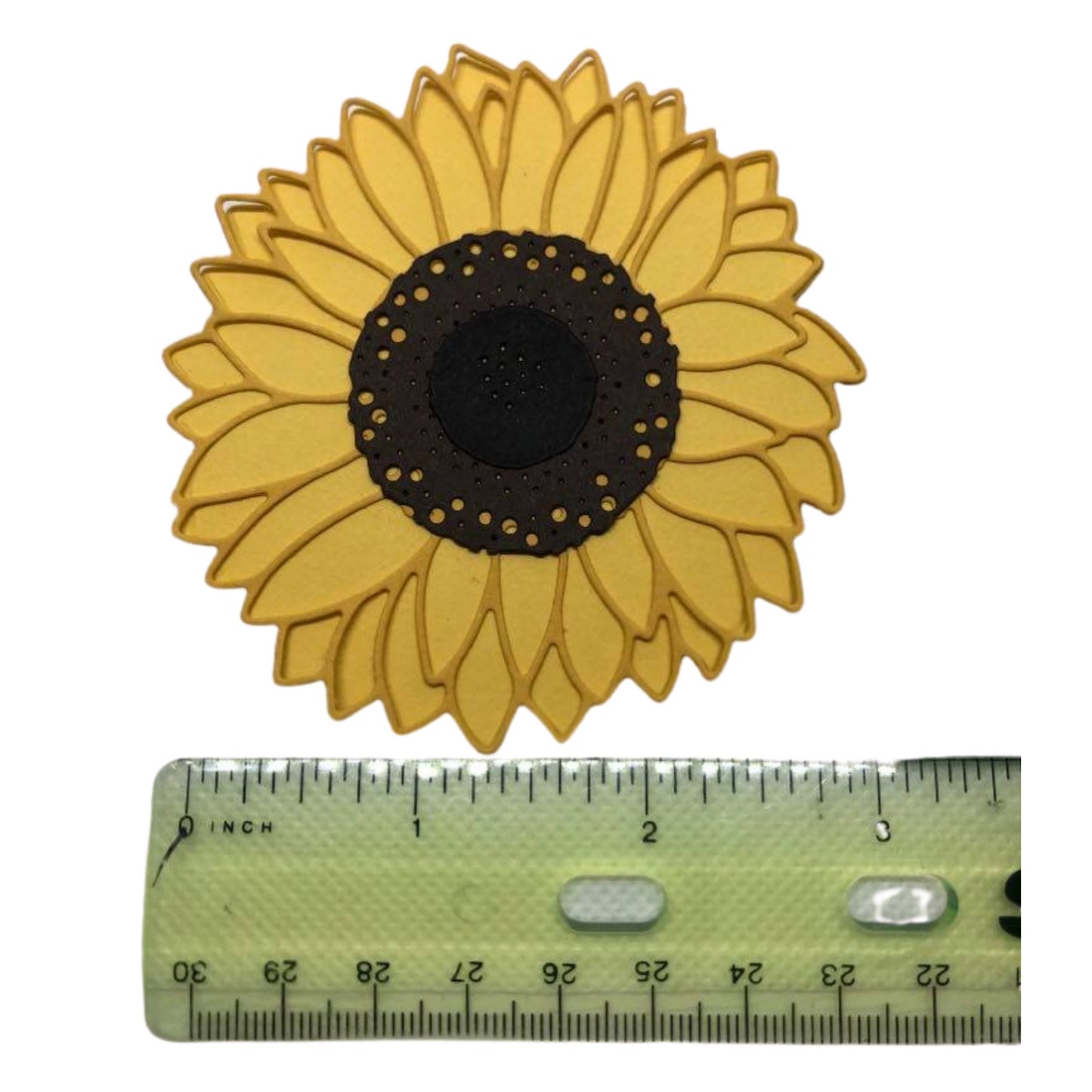Genuine Stampin Up Tool Paper Cardstock 16 pc Sunflower Punch Shape Die Cut Gift Tags