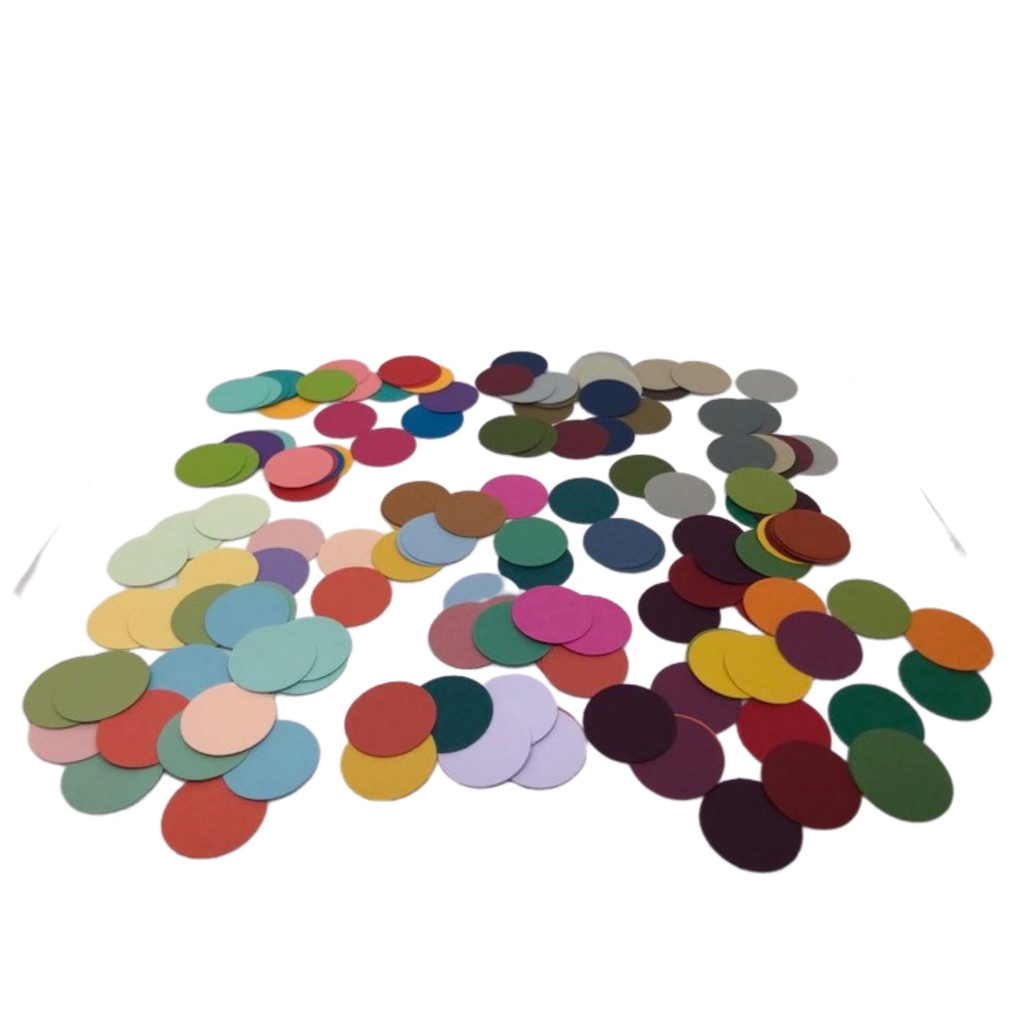 150 Genuine Stampin Up Paper Cardstock 1" Circles Color Ring Tool Color Swatch Book Sampler Guide Color Coach Cards