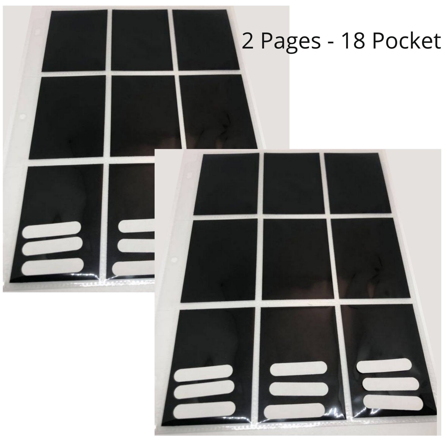9 Pocket Trading Card Protector Page Stampin Up Tool Paper Cardstock Punch Pal Template Organizer Punch Ring