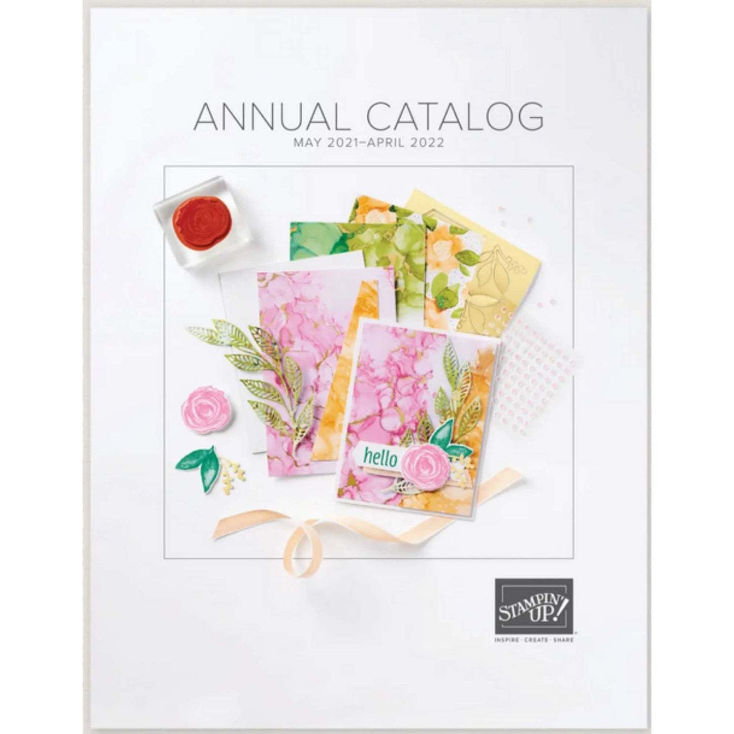 2021 - 2022 Stampin Up Catalog Idea Book Paper Cardstock Tool Category Circle Tab Punch Label