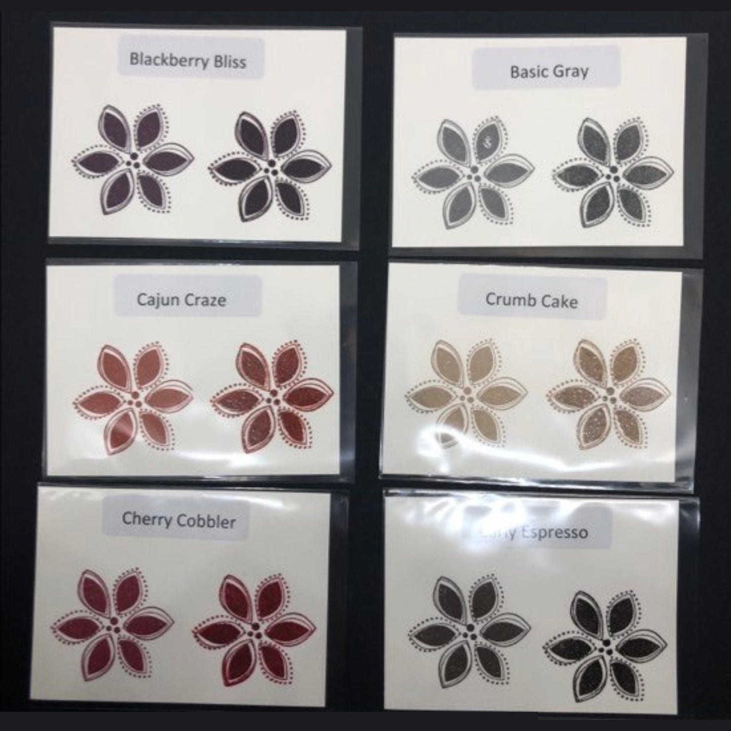 Stampin Up Tool Paper Cardstock Labeled Embossing Comparison Die Cut, Color Coach, Ink Swatch Template Organizer Ring