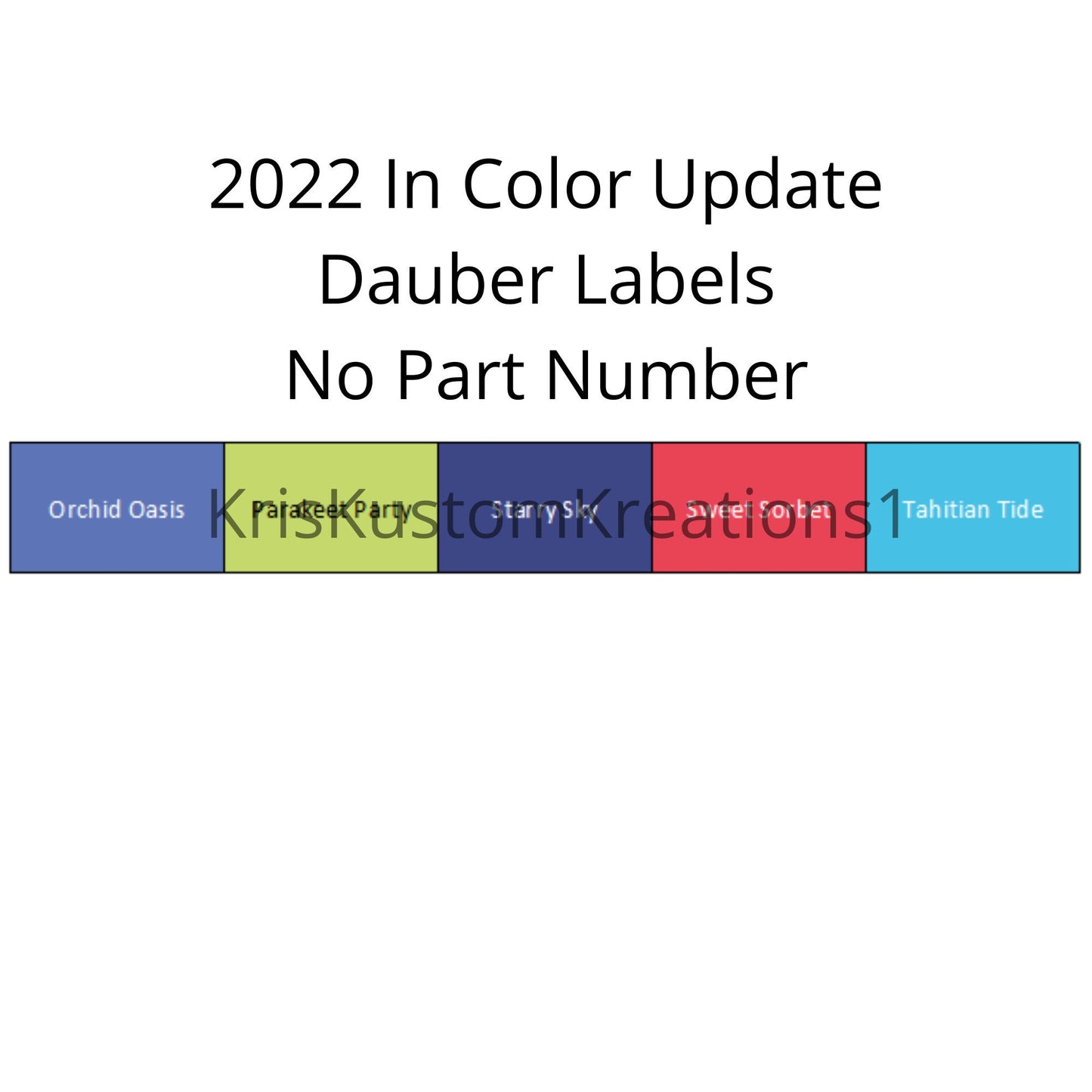 Stampin Up Paper Cardstock 2022 - 2024 In Color Tool Sponge Dauber Color Chart Organizer Template
