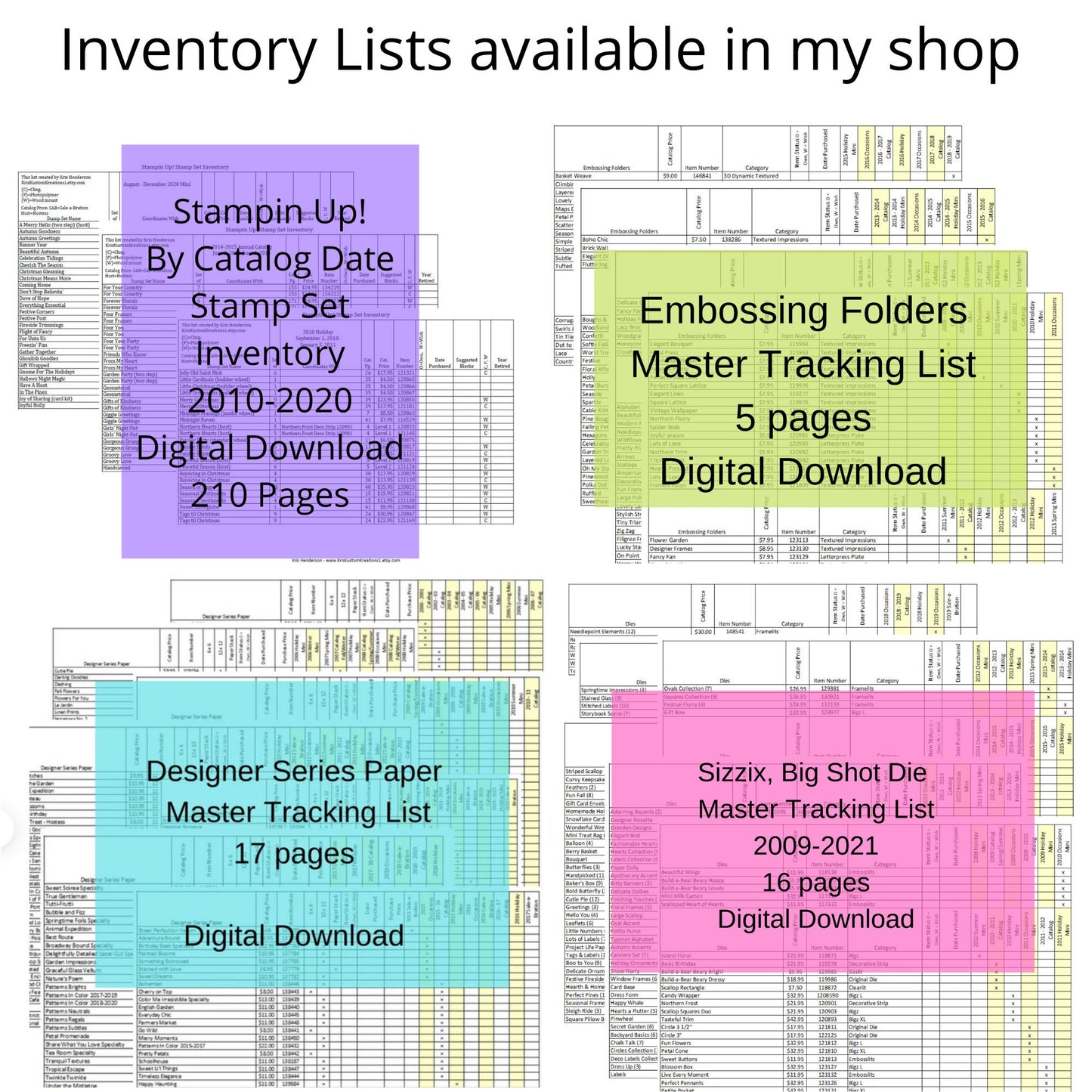Download 2023 In Color Stampin Up Paper Cardstock Scrap Label Collection Tool Organizer, Card Making, Card Keeper