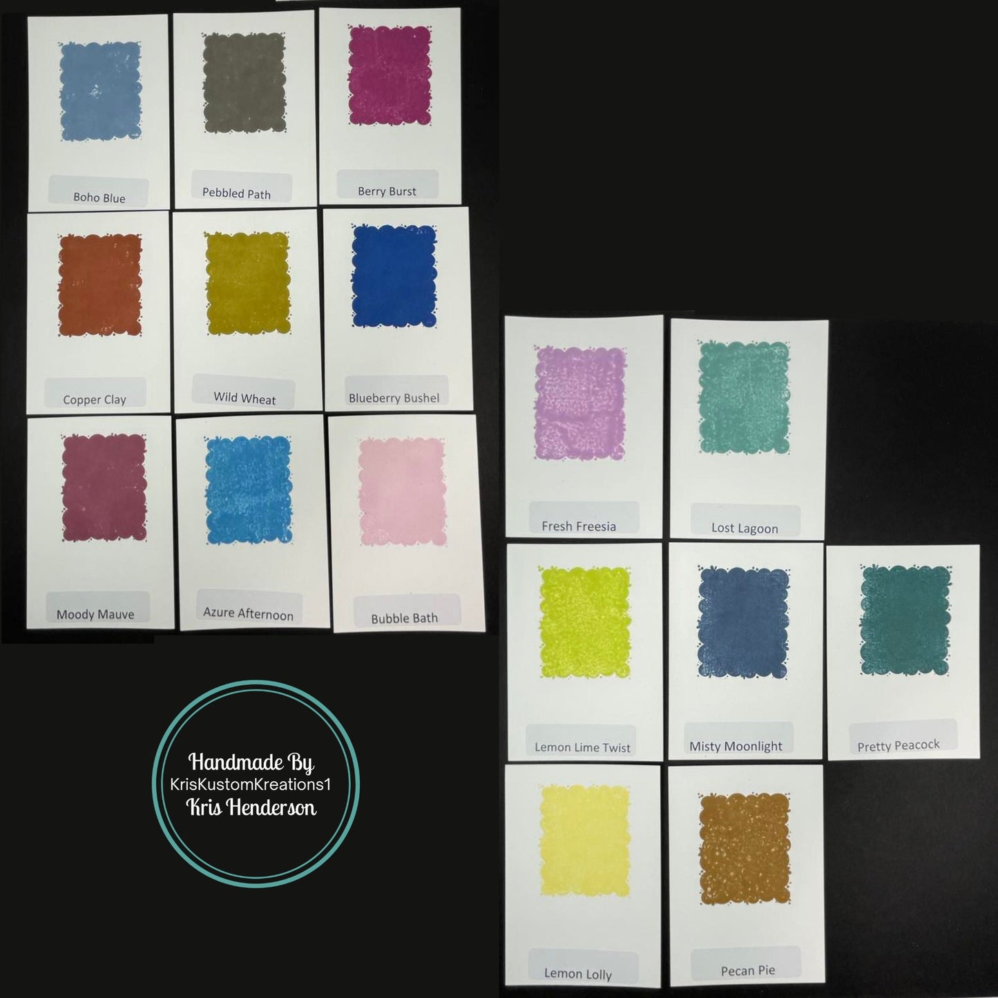 2023 Update Stampin Up Tool Paper Cardstock Labeled Rectangle Color Coach, Ink Swatch Template Organizer Ring