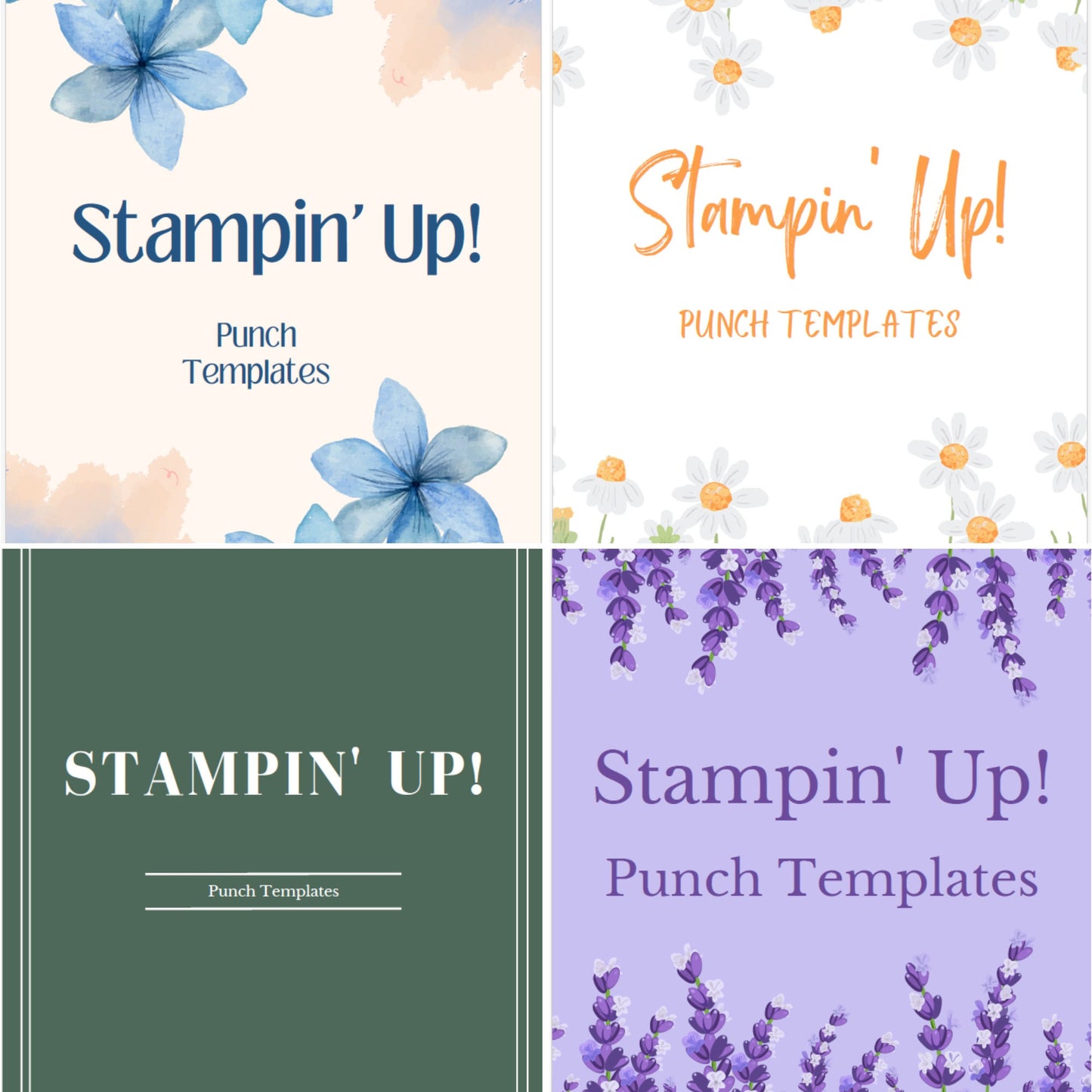 Master Set Stampin Up Tool Paper Cardstock Labeled Punch Pal Template Organizer Book