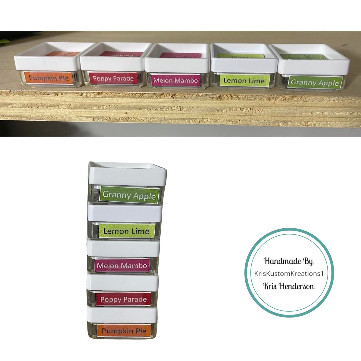 Download Stampin Up Paper Cardstock Tool Organizer, Card Making, Card Keeper, Ink Spot Color Labels