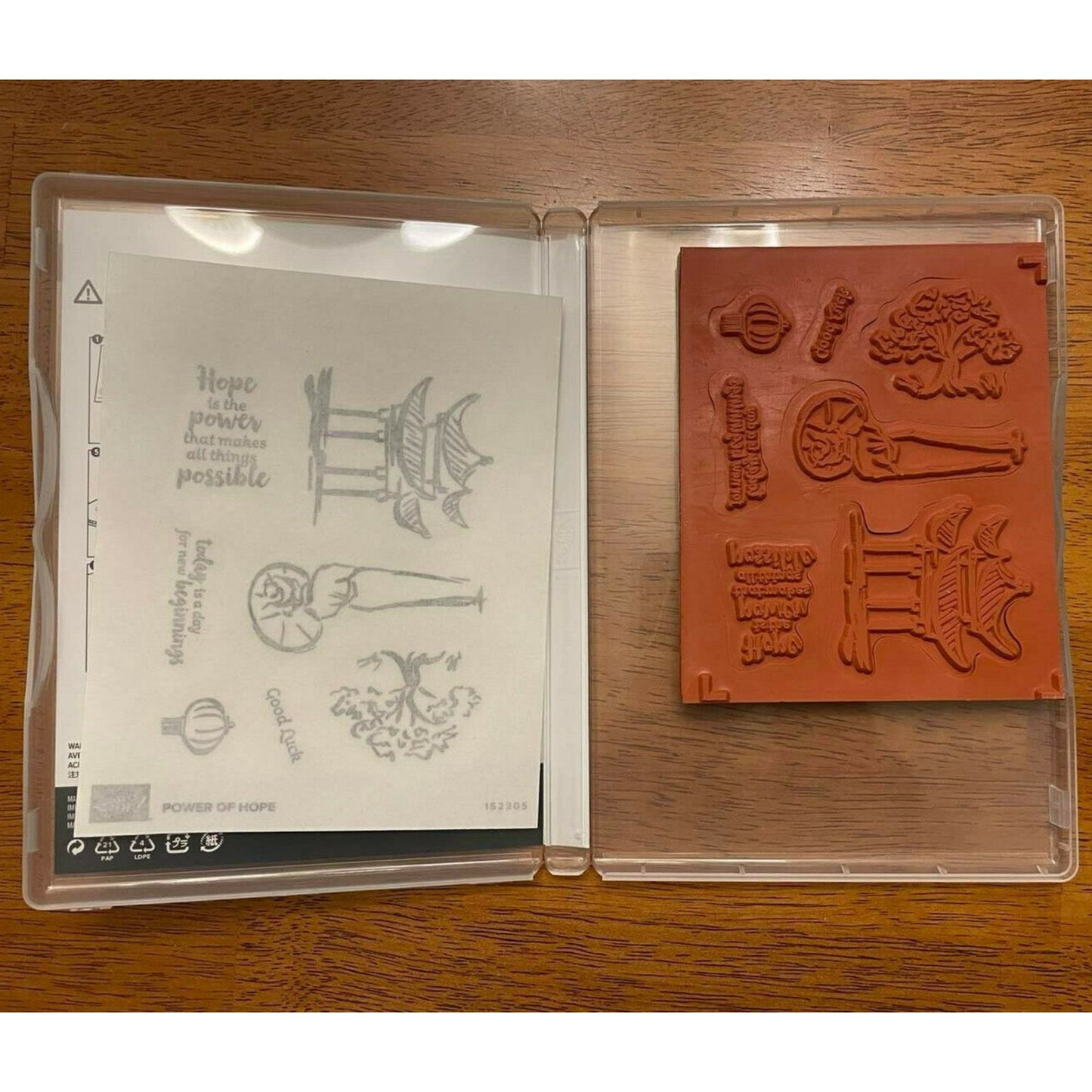Retired Stampin’ Up! Power Of Hope Stamp Set Sale a Bration 152318