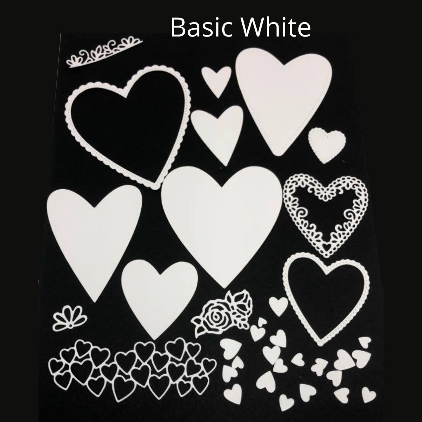 Genuine Stampin Up Tool Paper Cardstock 35 pc Stitched Be Mine Hearts Shape Die Cut Gift Tags
