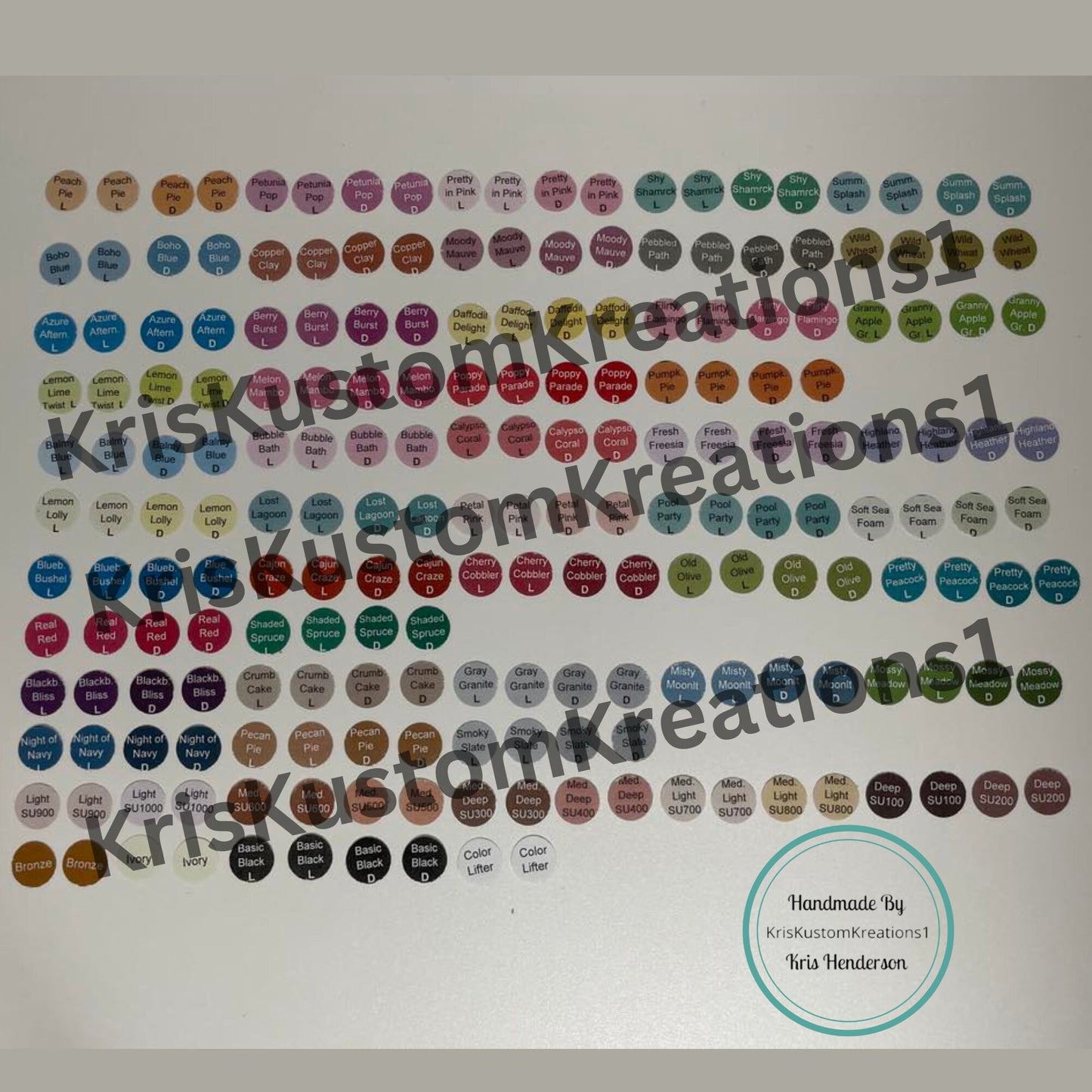 Stampin Up Blends Cap Label Collection, Paper Cardstock Tool Organizer, Card Making