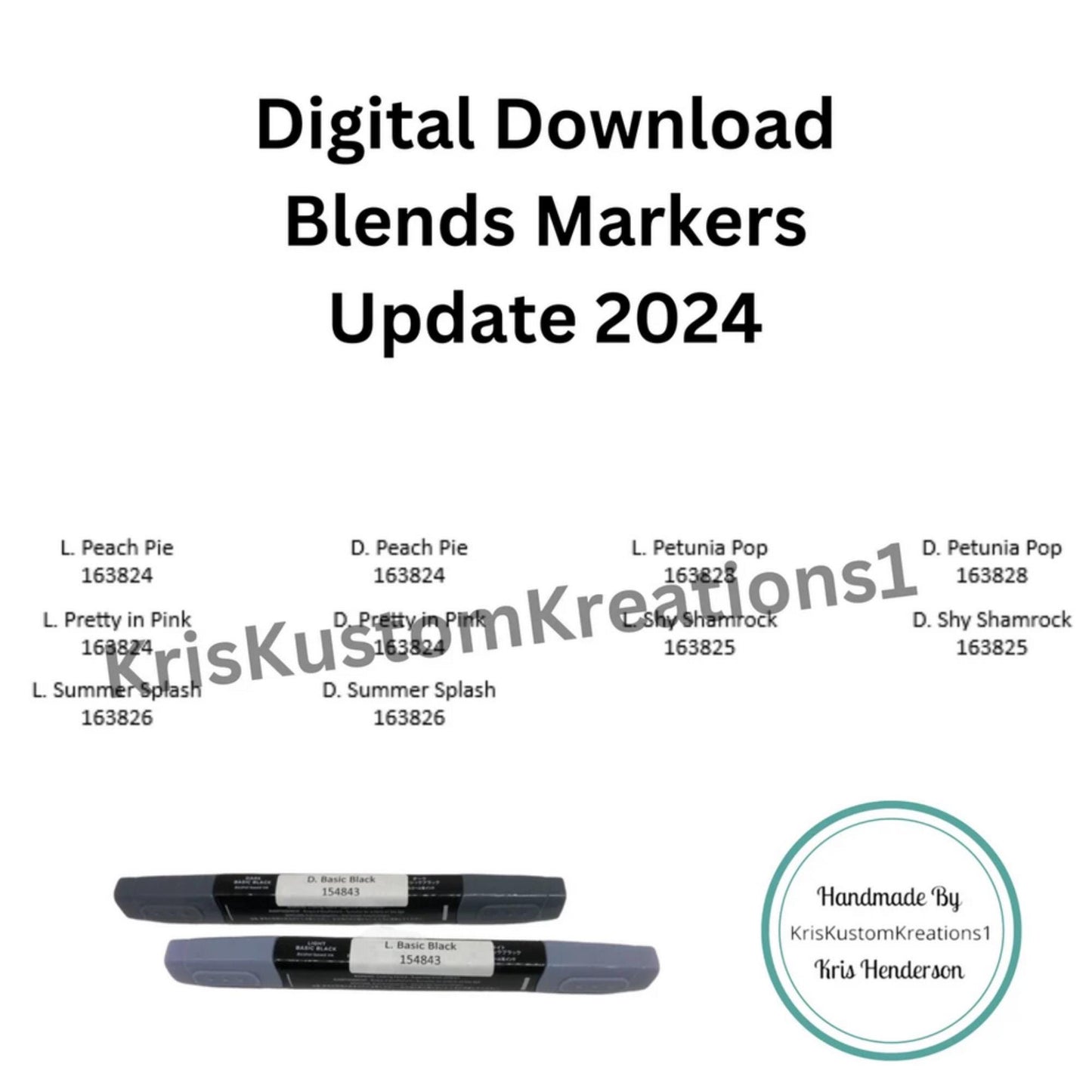 Download Update 2024 Catalog Stampin Up Blends Label Collection, Paper Cardstock Tool Organizer, Card Making