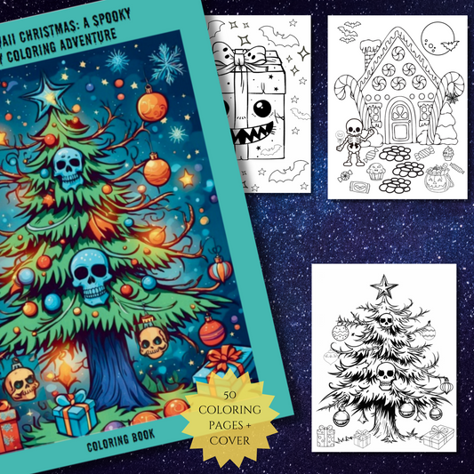 Creepy Kawaii Christmas: A Spooky Holiday Coloring Adventure