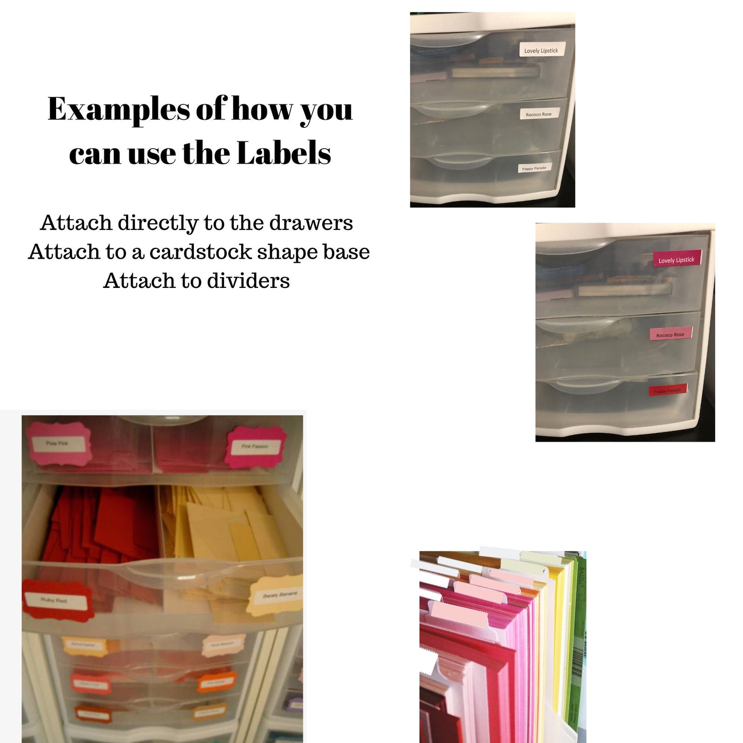 Download 2023 In Color Stampin Up Paper Cardstock Scrap Label Collection Tool Organizer, Card Making, Card Keeper
