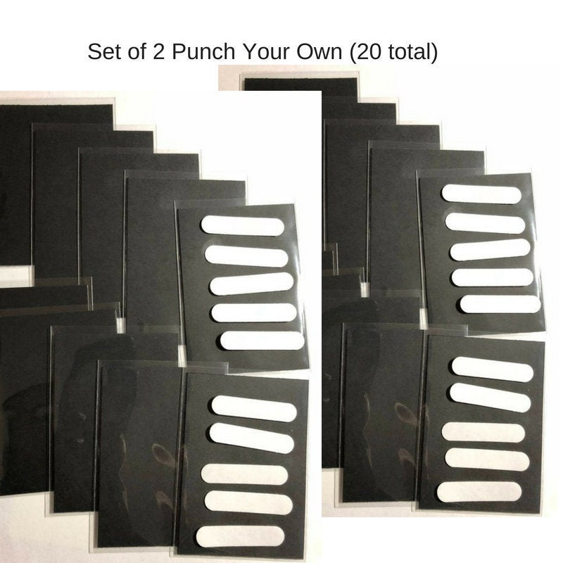 20 Stampin Up Tool Paper Cardstock Punch Pal Template Organizer Punch Ring