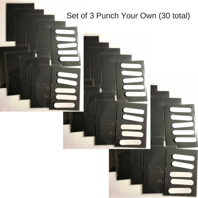 30 Stampin Up Tool Paper Cardstock Punch Pal Template Organizer Punch Ring