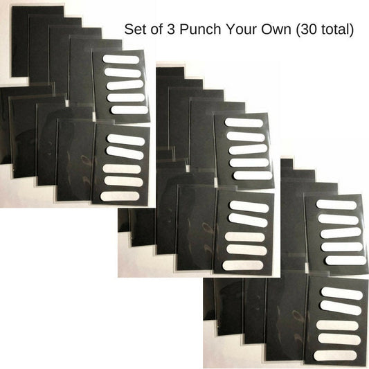30 Stampin Up Tool Paper Cardstock Punch Pal Template Organizer Punch Ring