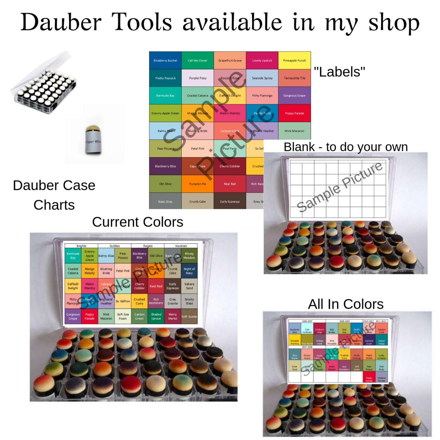 Refill Category Tabs, Stampin Up Paper Cardstock Tool Inventory Tracking List Reference Binder, Organizer Storage Craft Supply Chart Index