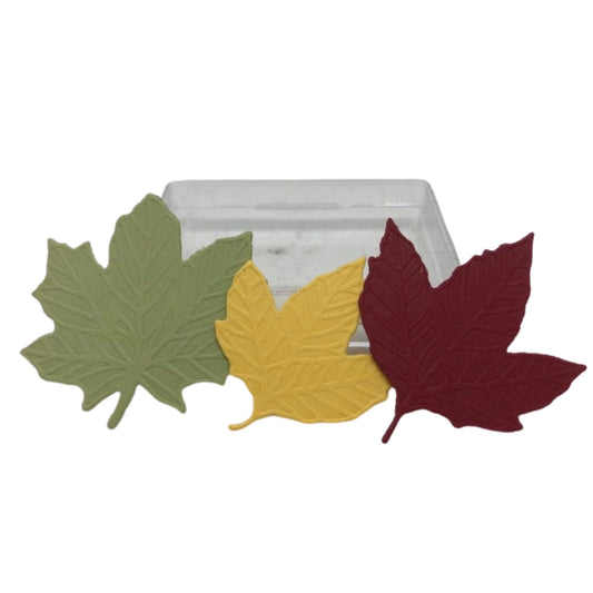 Genuine Stampin Up Paper Cardstock 28 pc Gathered Leaves Punch Shape Die Cut Gift Tags