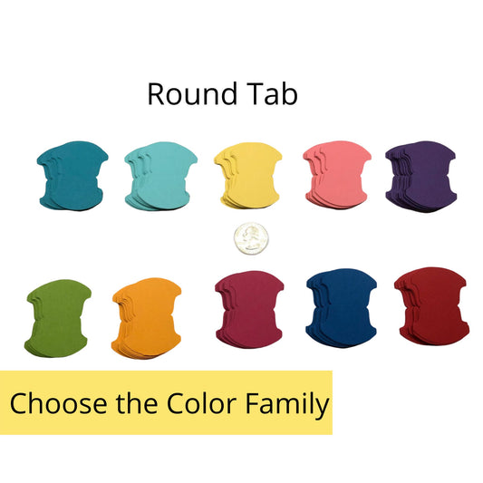 Genuine Stampin Up Tool Paper Cardstock Round Tab Whale Punch Shape Die Cut Gift Tags