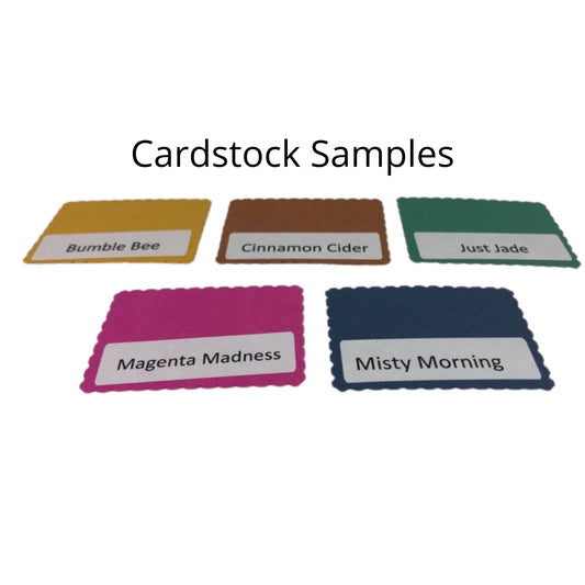 Genuine Stampin Up Tool Paper Cardstock Rectangle Postage Stamp Paper Sample
