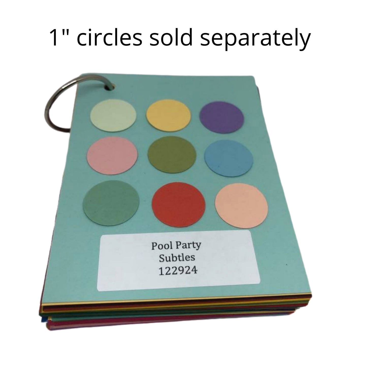 54 Genuine Extra Large Stampin Up Paper Cardstock Sample Swatch Book, Color Palette Ring Tool, Color Guide, Color Coach Cards