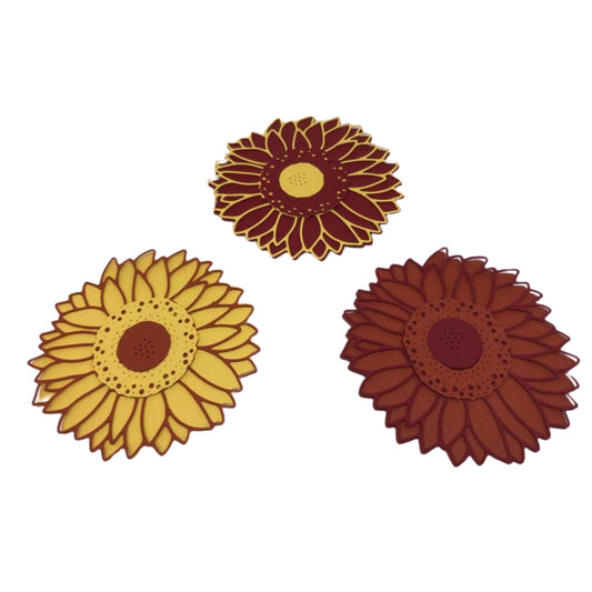 Genuine Stampin Up Tool Paper Cardstock 16 pc Sunflower Punch Shape Die Cut Gift Tags