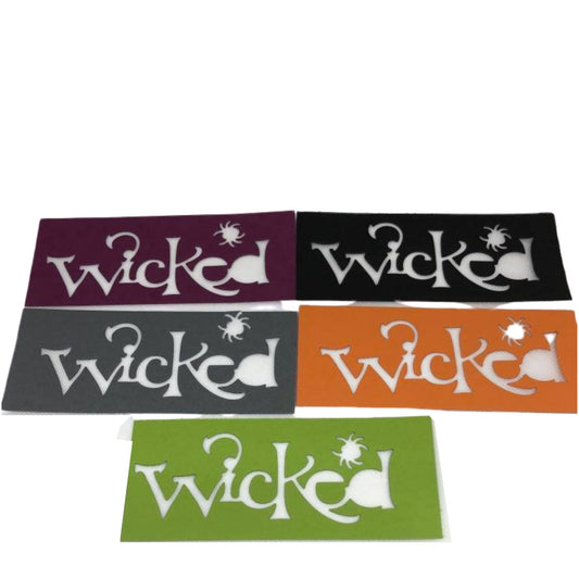 Genuine Stampin Up Halloween Paper Cardstock Wicked Banner Punch Shape Die Cut Gift Tags