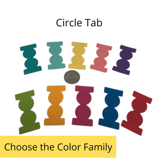 Genuine Stampin Up Tool Paper Cardstock Circle Tab Punch Shape Die Cut Gift Tags