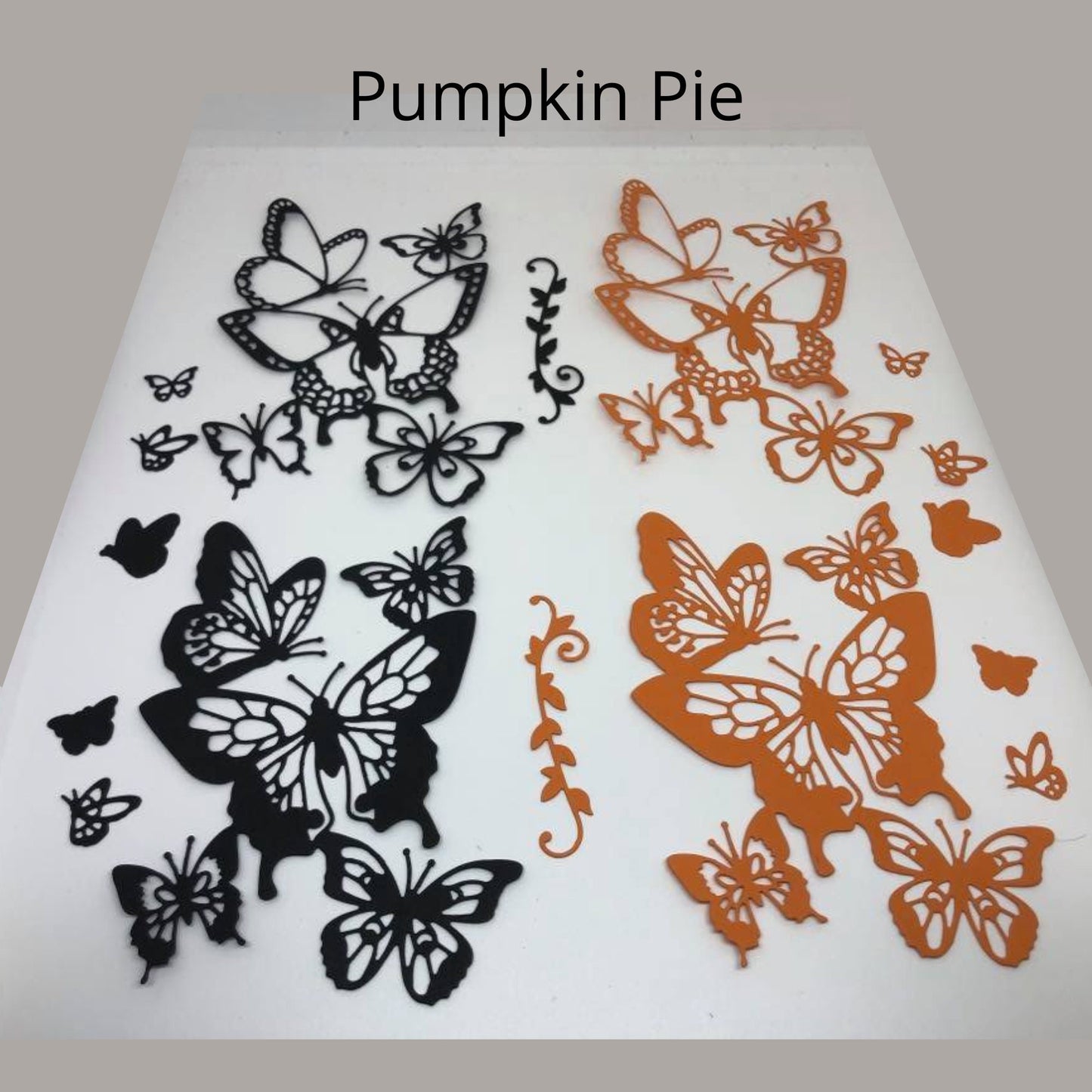 Genuine Stampin Up Tool Paper Cardstock 16 pc Butterfly Beauty Shape Die Cut