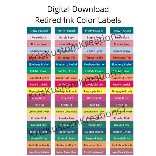 Download 80 Stampin Up Retired Ink, Paper, Cardstock, DSP Label Collection, Tool Organizer, Card Making, Card Keeper