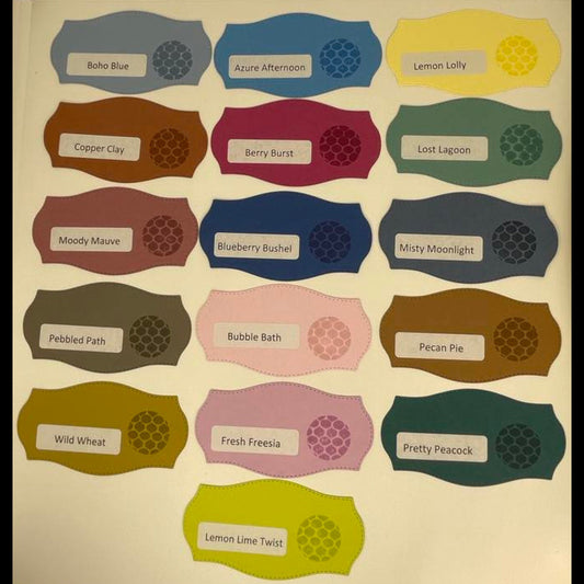 2023 Update Stampin Up Tool Paper Cardstock Labeled Tasteful Label Die Cut, Ink Swatch, Color Coach, Template Organizer Ring