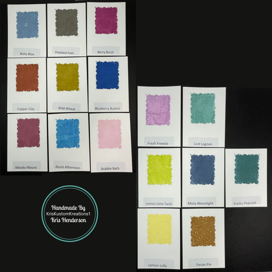 2023 Update Stampin Up Tool Paper Cardstock Labeled Rectangle Color Coach, Ink Swatch Template Organizer Ring