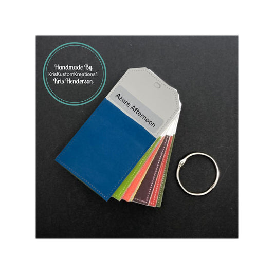 Stampin Up Tool Paper Cardstock Labeled Tailor Made Tag Die Cut, Color Coach, Ink Swatch Template Organizer Ring