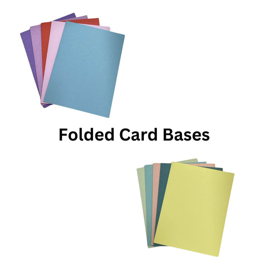 10 Genuine Stampin Up Tool Paper Cardstock Cut and Ready, A2 Card Making Pre Cut, Pre Scored Card Base Pack - one of each in color family