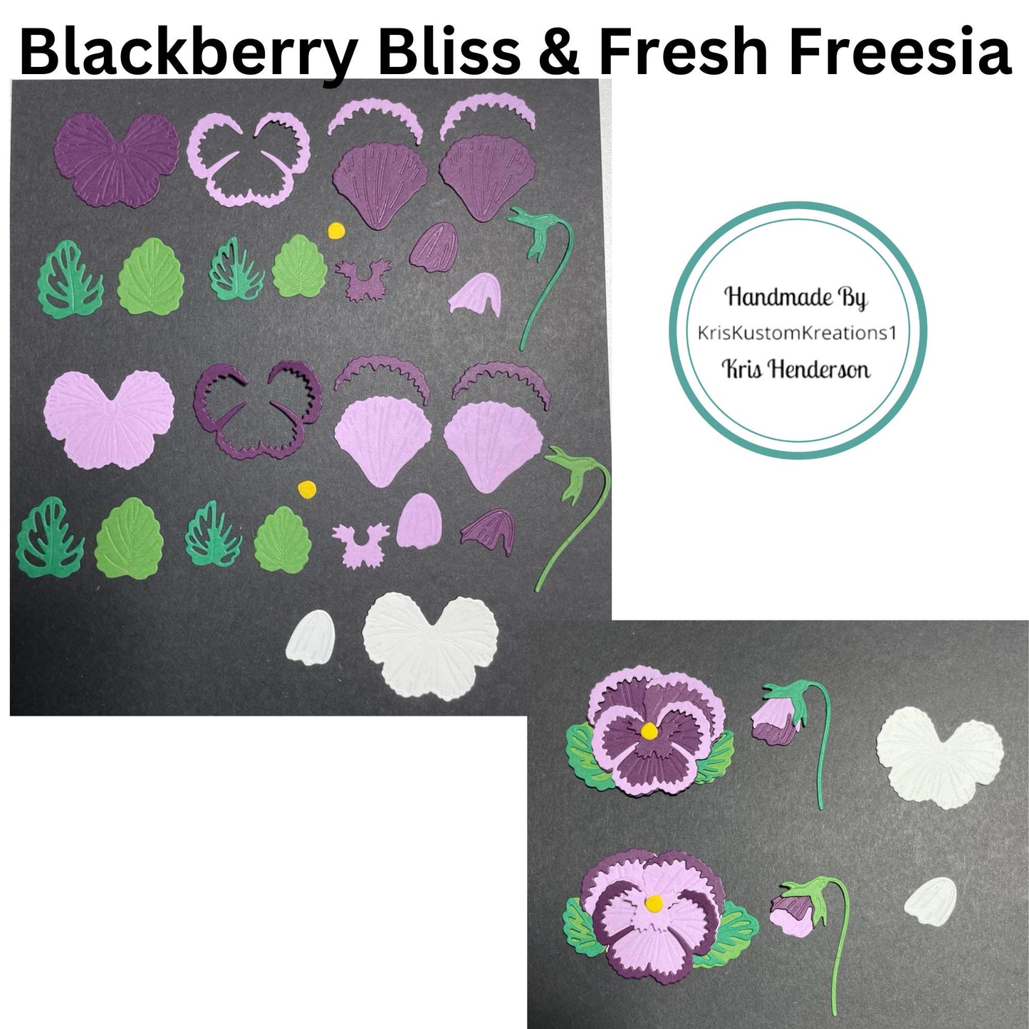 32 pc. Pansy Die Cut Genuine Stampin Up Tool Paper Cardstock Punch Shape Die Cut Gift Tags