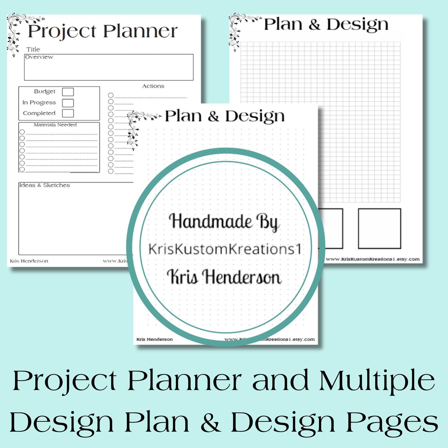 Download Card Project Planning and Design Book Minimalist