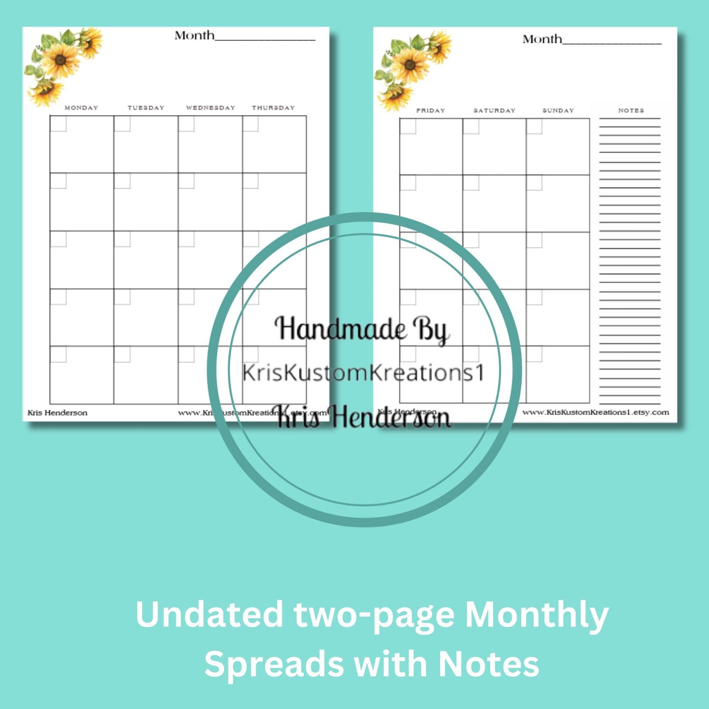 Download Card Project Planning and Design Book Sunflower