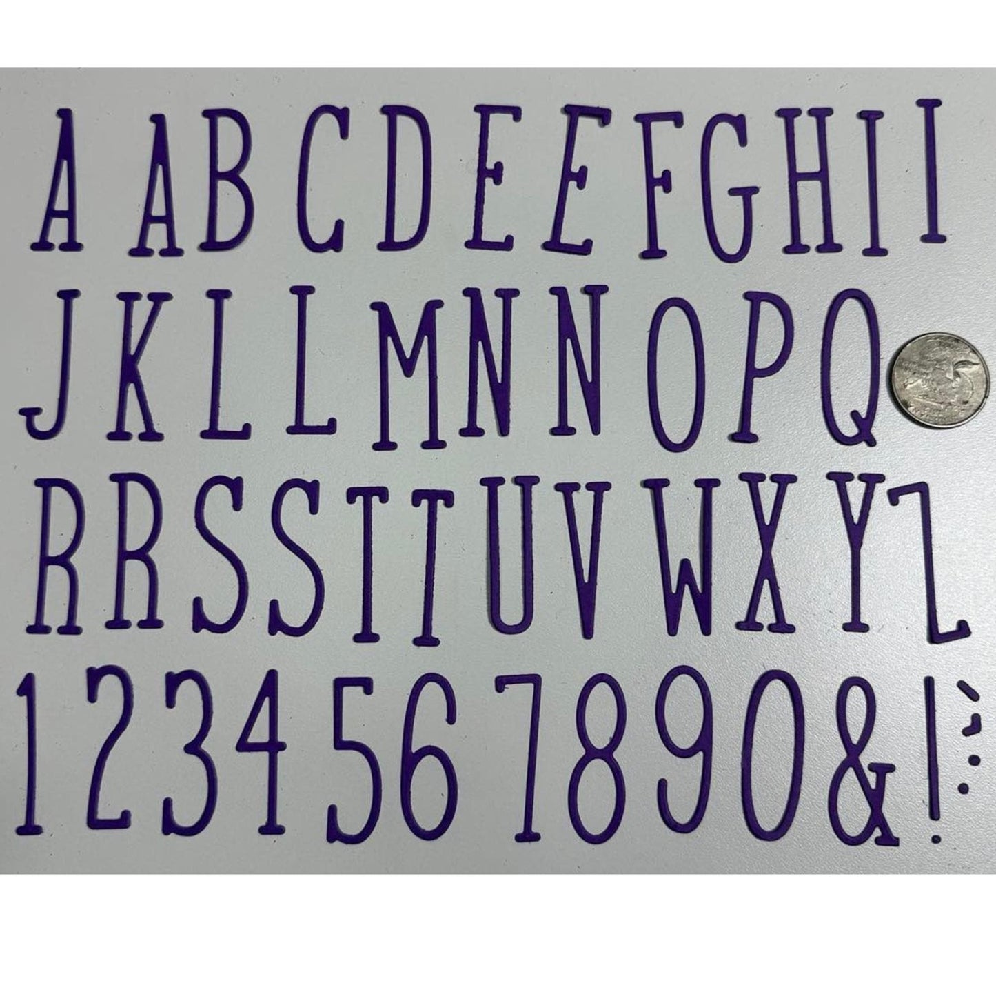 Genuine Stampin Up Tool Paper Cardstock Alpha A La Mode Alphabet, Number Punch Shape Die Cut Gift Tags