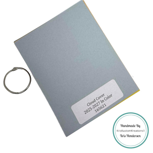54 Genuine Extra Large Stampin Up Paper Cardstock Sample Swatch Book, Color Palette Ring Tool, Color Guide, Color Coach Cards