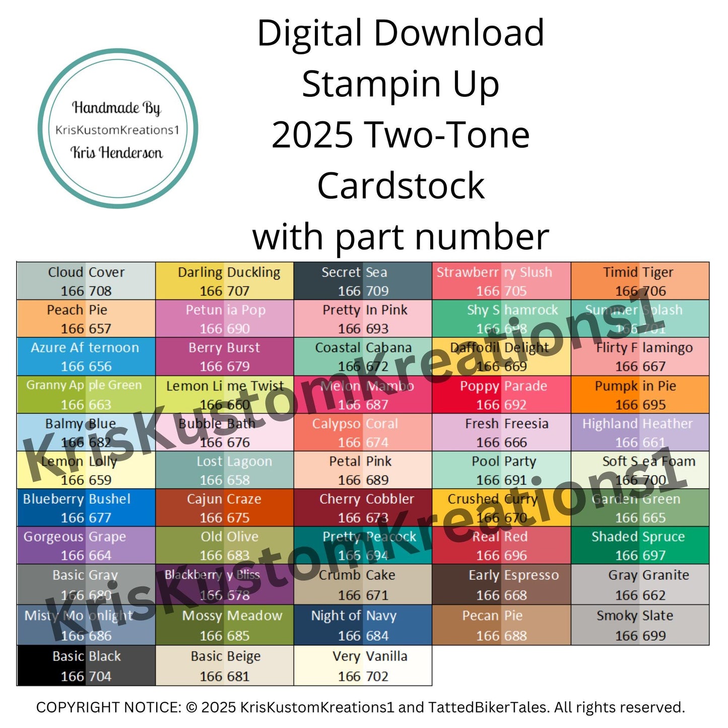 Download 2025 Two Tone Stampin Up Paper Cardstock Tool Hanging Folder File Tabs Chart Organization Template