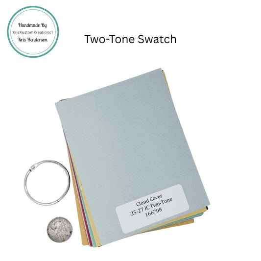 54 Two-Tone Genuine Extra Large Stampin Up Paper Cardstock Sample Swatch Book, Color Palette Ring Tool, Color Guide, Color Coach Cards