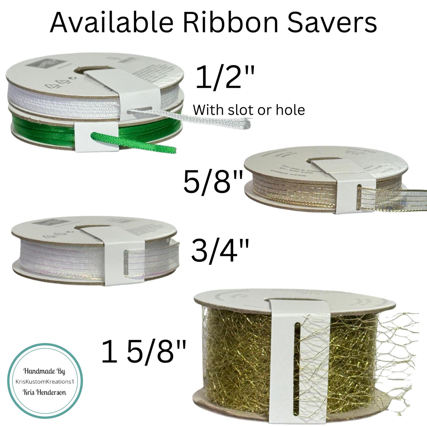 Stampin Up 1/2&quot; Ribbon Savers, Keep Your Ribbon Neat & Tangle-Free