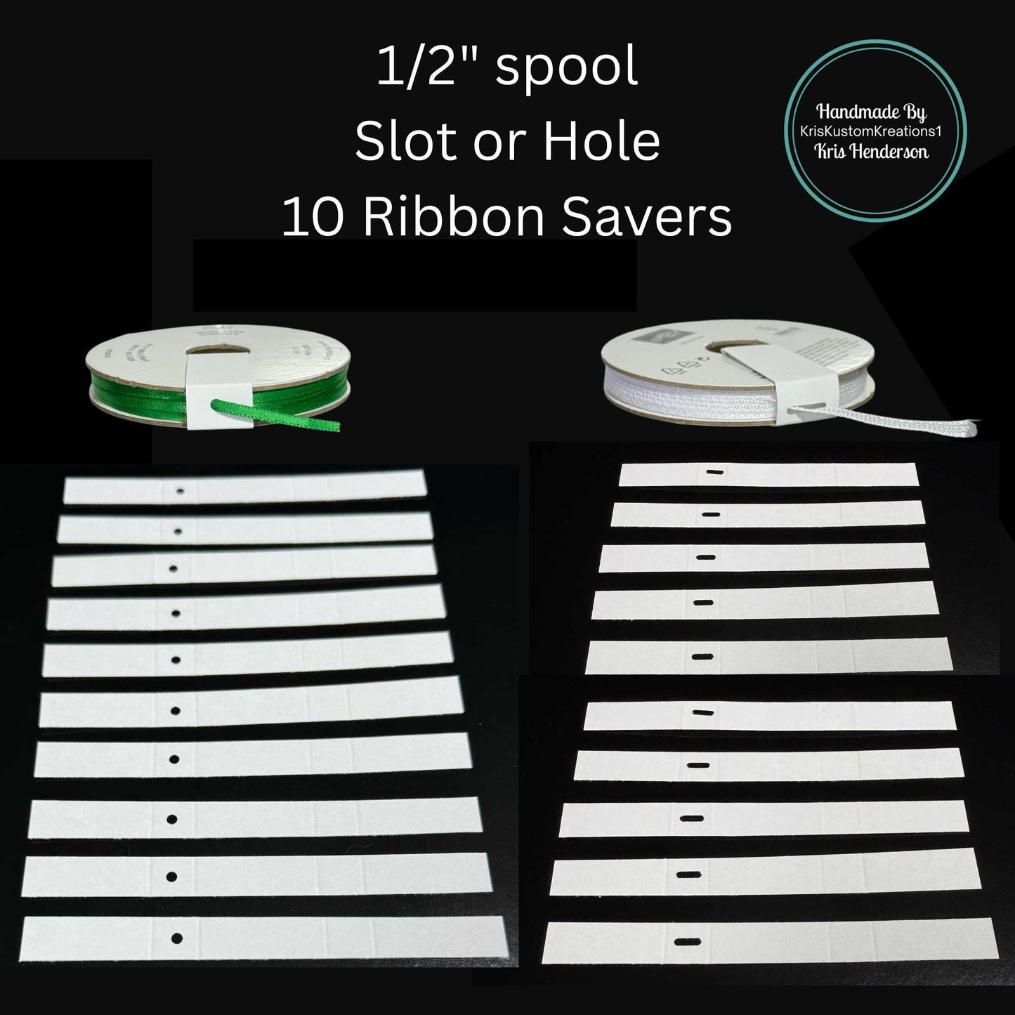 Stampin Up 1/2&quot; Ribbon Savers, Keep Your Ribbon Neat & Tangle-Free